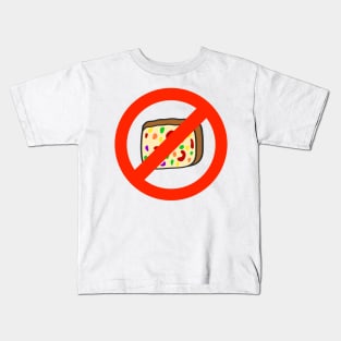 I Hate Fruitcake Free Zone Funny Cancel Christmas Cake Kids T-Shirt